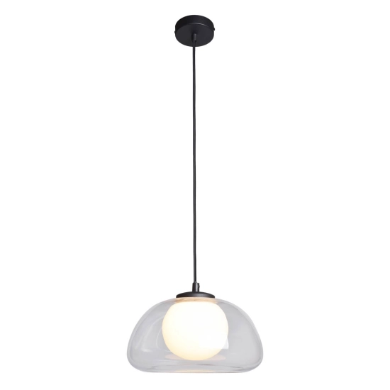 Lampa wisząca Ainale PND-54637-1-BK-CL ITALUX