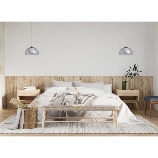 Lampa wisząca Ainale PND-54637-1-BK-SG Italux - zdjęcie 3