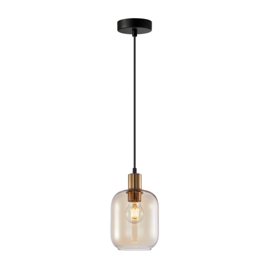 Lampa wisząca Norlis PND-54738A-1-BRO-AMB Italux