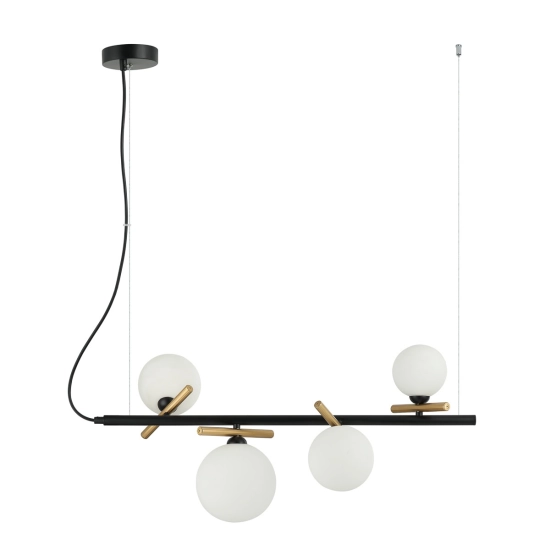 kinkiecik.pl Lampa wisząca Reverso PND-5622-4-BK-W ITALUX