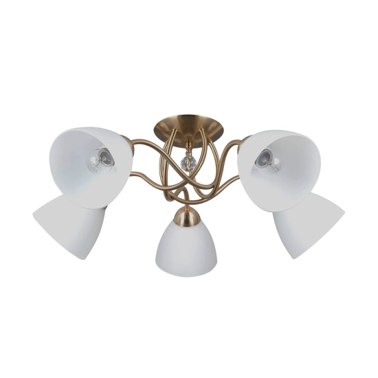 Plafon Lugano PND-5643-5-HBR ITALUX