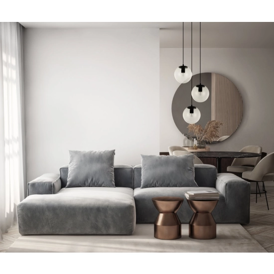 Lampa wisząca Sarpo PND-58867-3S-BK Italux - zdjęcie 3