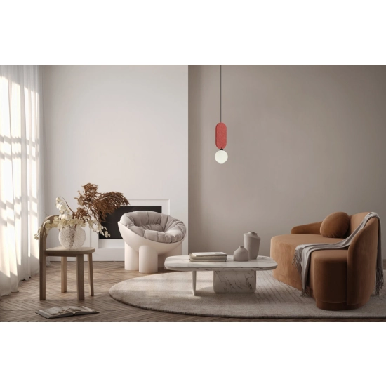 Lampa wisząca Lorenzo PND-59815-1-RED Italux - zdjęcie 3