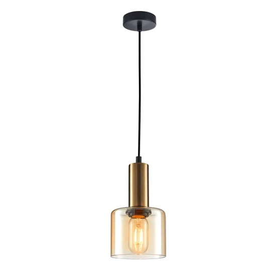 Lampa wisząca Santia PND-65342-1-BRO+AMB Italux - zdjęcie produktu