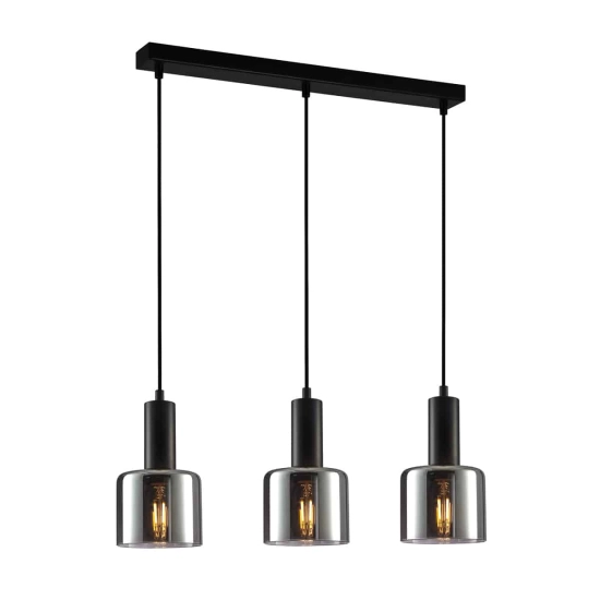 Lampa wisząca Santia PND-65342-3-BK+SG Italux - zdjęcie produktu