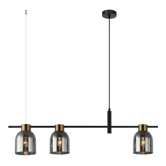 kinkiecik.pl Lampa wisząca Servio PND-66892-3-BK-SG ITALUX