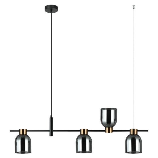 Lampa wisząca Servio PND-66892-4-BK-SG ITALUX - zdjęcie produktu