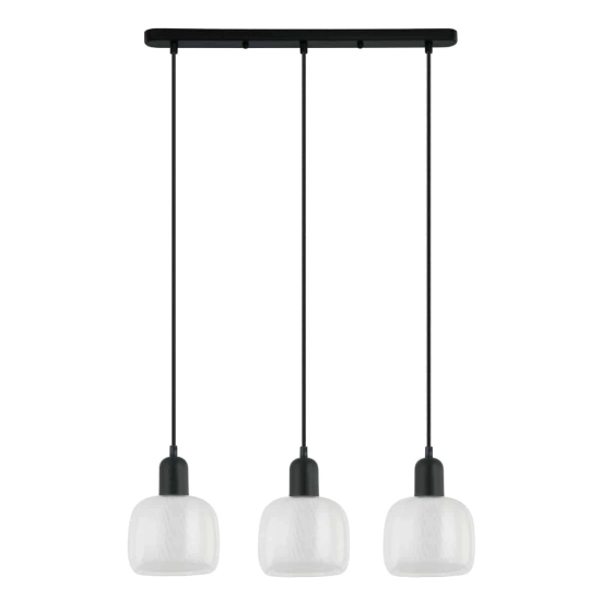 Lampa wisząca Lamezia PND-67594-3-BK+CL Italux - zdjęcie produktu