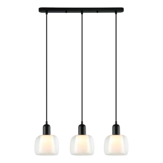 kinkiecik.pl Lampa wisząca Lamezia PND-67594-3-BK+CL Italux