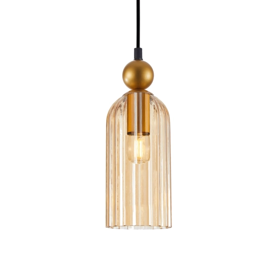 Lampa wisząca Narisa PND-74839-1-GD-AMB Italux