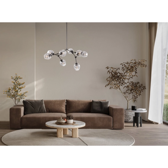 Lampa wisząca Ferral PND-75075-8-BK-SG Italux - zdjęcie 5