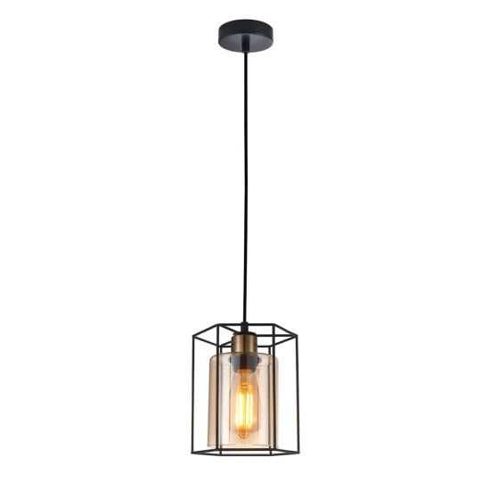 kinkiecik.pl Lampa wisząca Kalula PND-78901-1-BK+AMB Italux