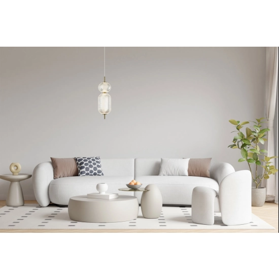 Lampa wisząca Corado PND-81438-1C-GD Italux - zdjęcie 3