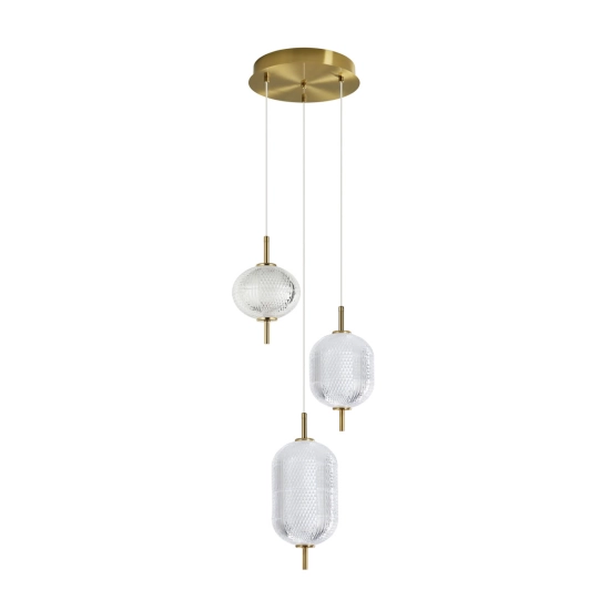Lampa wisząca Corado PND-81438-3-GD ITALUX