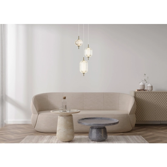 Lampa wisząca Corado PND-81438-3-GD Italux - zdjęcie 3