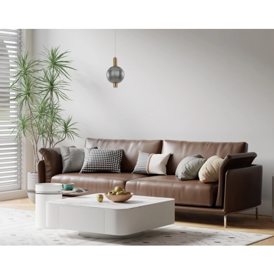 Lampa wisząca Lenti PND-83631-1-BRO-SG Italux - zdjęcie 3