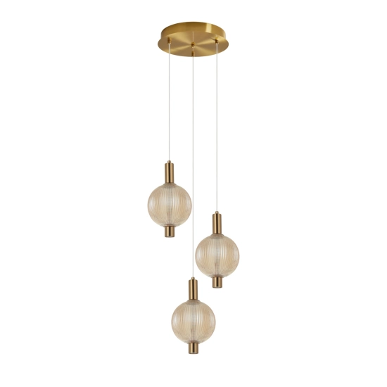 Lampa wisząca Lenti PND-83631-3-AB-AMB ITALUX
