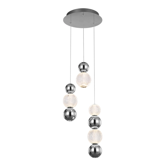 Lampa wisząca Oter PND-83728-21W-3K-CH Italux