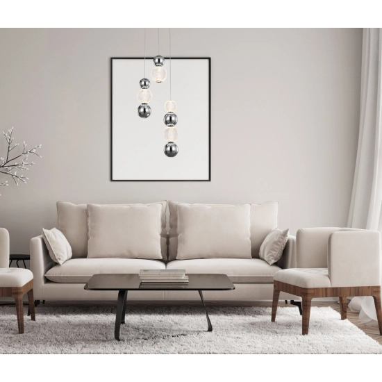 Lampa wisząca Oter PND-83728-21W-3K-CH Italux