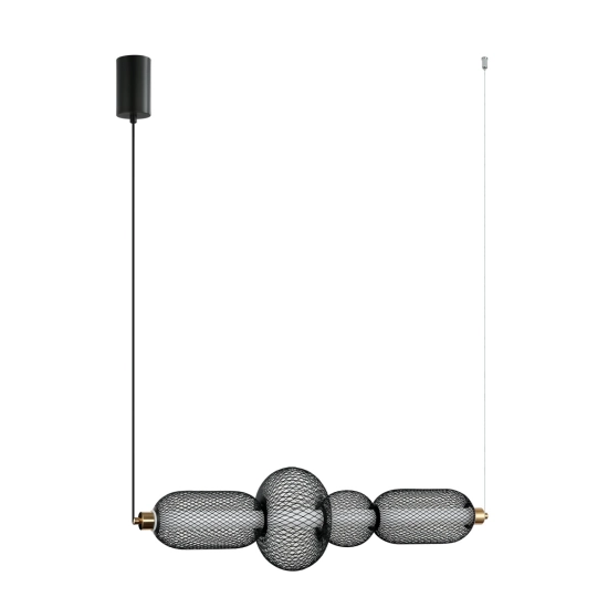 Lampa wisząca Marco PND-84283-4-BK Italux