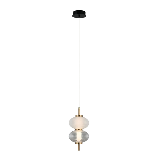 Lampa wisząca Testa PND-84938-2V-BK Italux