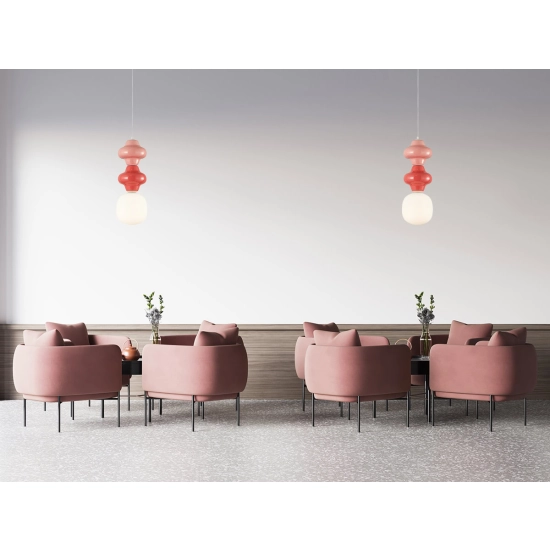 Lampa wisząca Latera PND-94331C-1S-MLTI Italux - zdjęcie 4