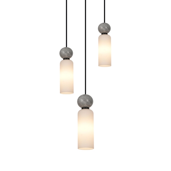 Lampa wisząca Santos PND-95331-3-BK ITALUX