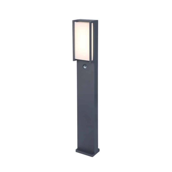 kinkiecik.pl Lampa stojąca z czujnikiem ruchu QUBO 7193004118 IP54 LUTEC