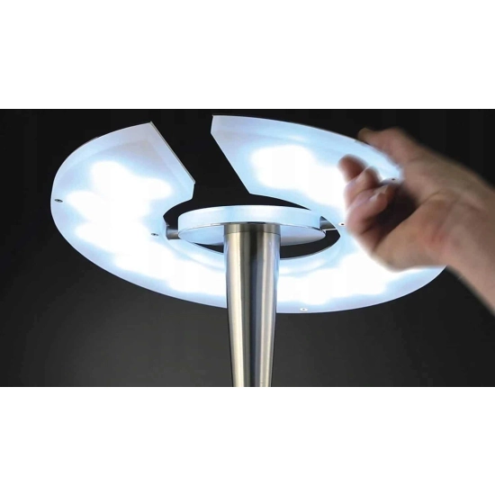 kinkiecik.pl Lampa podłogowa QUEBEC – 422710307 incl. 1x SMD LED, 34W · 1x 3000lm, 3000+4200+6000K incl. 1x SMD LED, 5,5W · 1x 400lm, 3000+4200+6000K TRIO