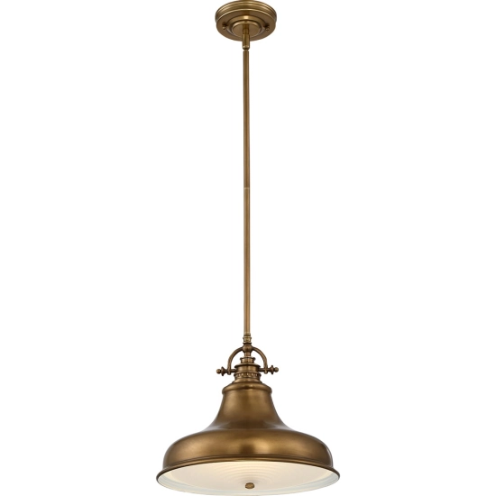 kinkiecik.pl Lampa wisząca Emery – 1 źródło światła – Stary mosiądz QZ-EMERY-P-M-WS Elstead Lighting