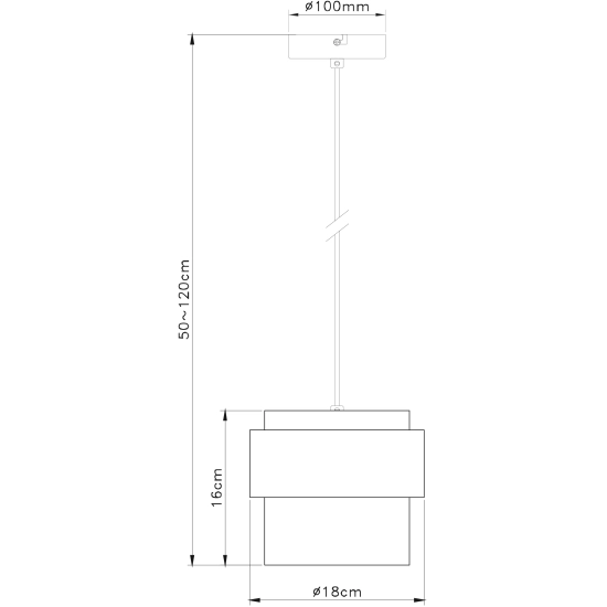 Lampa wisząca Quan 1xE27 40W 343901-06 REALITY