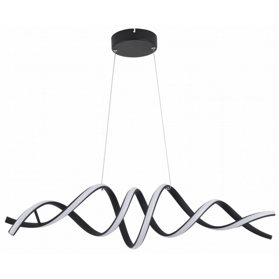 Quoto - lampa wisząca LED czarny mat 342601-30 REALITY