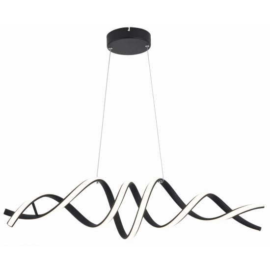 Quoto - lampa wisząca LED czarny mat 342601-30 REALITY