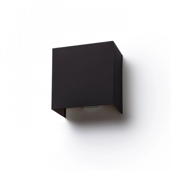 LOPE W 25/14 ścienna Polycotton czarna/folia miedziana 230V LED E27 15W R11377 Rendl light studio