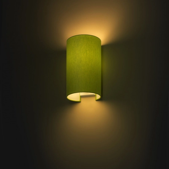 RON W 15/25 ścienna Chintz limetkowa/białe PCV 230V LED E27 15W R11567 Rendl light studio