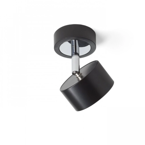 PIXIE regulowana czarna chrom 230V LED GX53 7W R11773 Rendl light studio