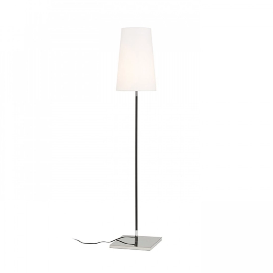 LULU podłogowa biała/czarna chrom 230V LED E27 8W R12466 Rendl light studio