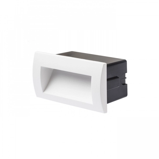 GORDIQ L wpuszczana biała 230V LED 3W IP65 3000K R12537 Rendl light studio