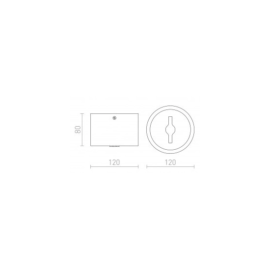 KELLY LED DIMM sufitowa czarna 230V LED 15W 45° 3000K R12634 Rendl light studio