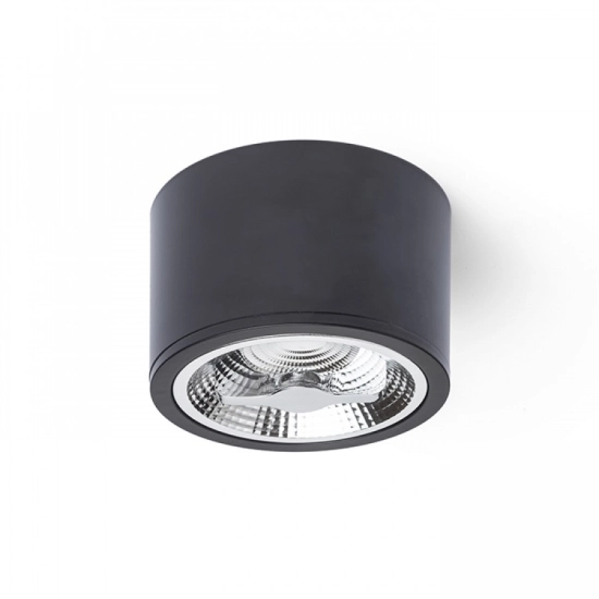 KELLY LED DIMM sufitowa czarna 230V LED 15W 45° 3000K R12634 Rendl light studio