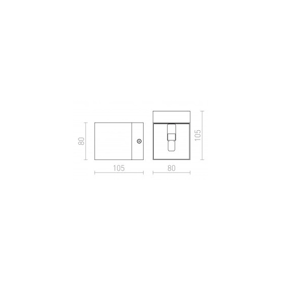 ESSEX ścienna aluminium szczotkowane 230V LED G9 5W R12680 Rendl light studio