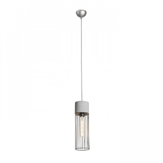 BURTON wisząca beton 230V LED E27 11W R12931 Rendl light studio