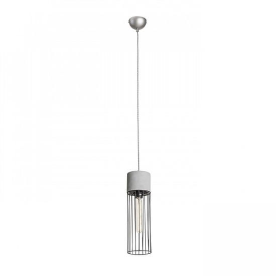 BURTON wisząca beton 230V LED E27 11W R12931 Rendl light studio
