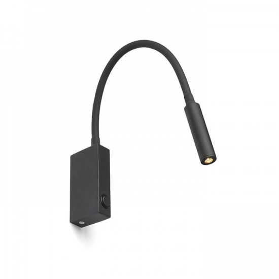 EKE ścienna czarna 230V LED 3W 60° 3000K R12945 Rendl light studio