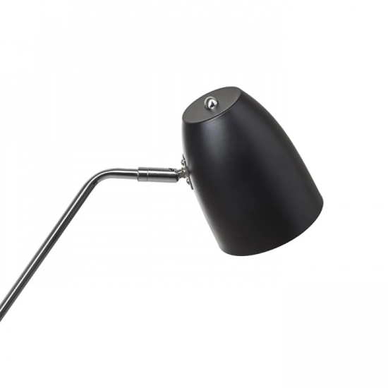 PRAGMA podłogowa czarna chrom 230V LED E27 11W R12989 Rendl light studio