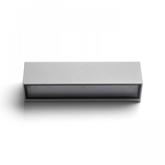 CAMARGUE ścienna srebrno-szara szkło satynowe 230V LED 6W IP65 3000K R13527 Rendl light studio