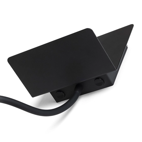 ROSTAM ścienna z USB czarna 230V LED 2x3W 3000K R13571 Rendl light studio