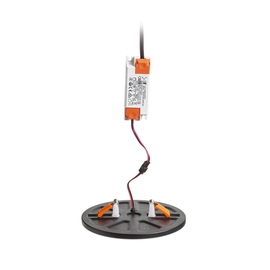 BJORK R 16 wpuszczana czarna 230V LED 12W 3000K R13585 Rendl light studio
