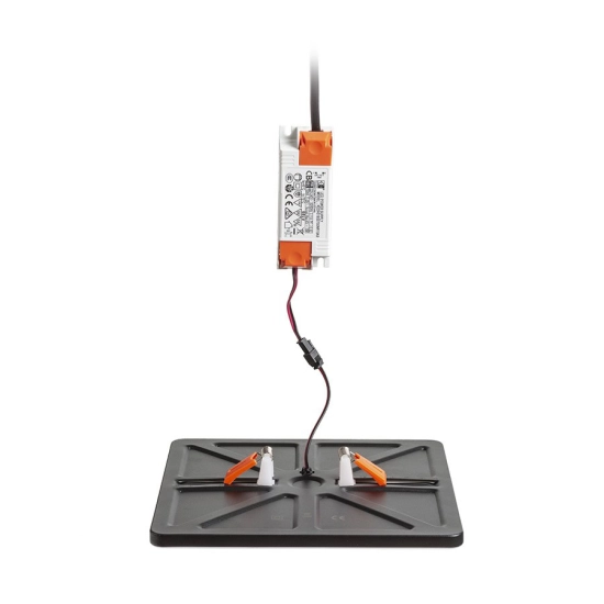 BJORK SQ 20 wpuszczana czarna 230V LED 18W 3000K R13591 Rendl light studio