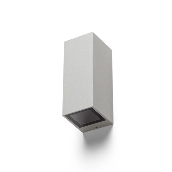 DESMOND II ścienna srebrno-szara 230V GU10 2x35W IP44 R13610 Rendl light studio